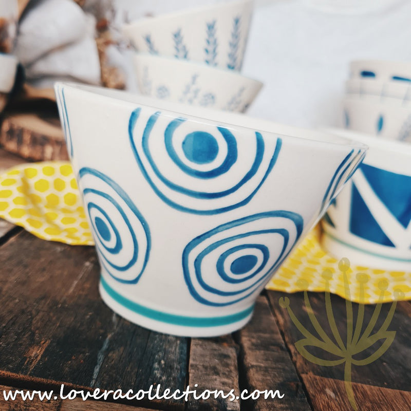 *BUY 1 FREE 1 PROMO* Assorted Funky Prints Cone Salad & Rice Bowls - Lovera Collections