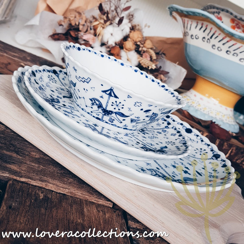 Wazan Japan Carousel Blue Collection