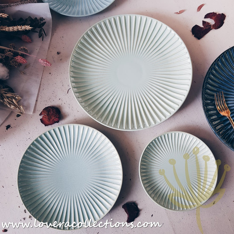 Eden Shell Assorted Colors Dinner Plates - Lovera Collections