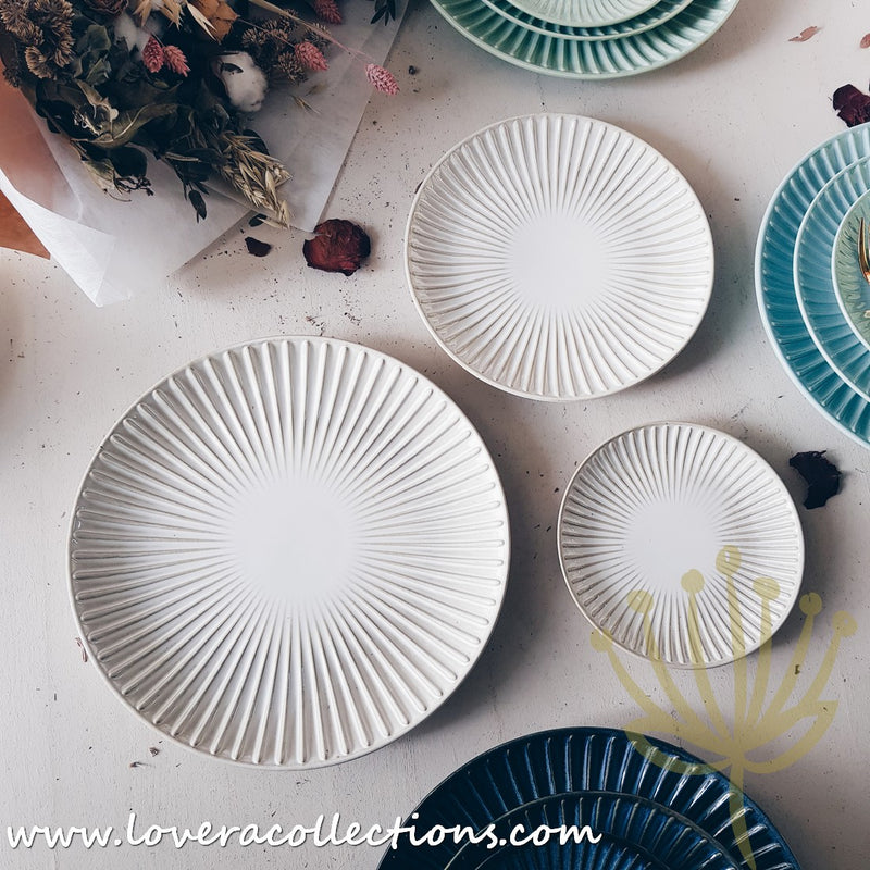 Eden Shell Assorted Colors Dinner Plates - Lovera Collections