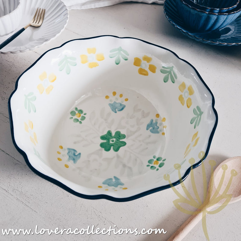 Edin Floral Mixing Bowl - Lovera Collections