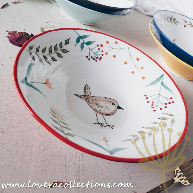 Forest Animals Colorful Pasta Dishes - Lovera Collections