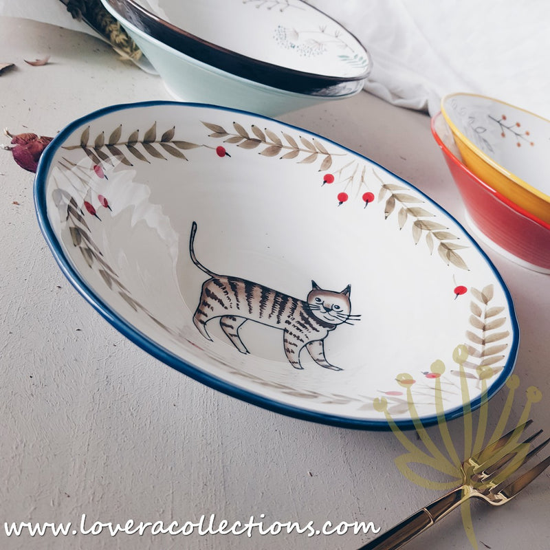 Forest Animals Colorful Pasta Dishes - Lovera Collections