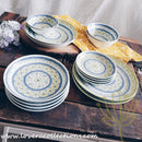 Awasaka Japan Green & Blue Daisy Tea & Dinnerware Collection - Lovera Collections