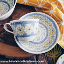 Awasaka Japan Green & Blue Daisy Tea & Dinnerware Collection - Lovera Collections