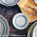 Awasaka Japan Green & Blue Daisy Tea & Dinnerware Collection - Lovera Collections
