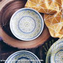 Awasaka Japan Green & Blue Daisy Tea & Dinnerware Collection - Lovera Collections