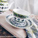 Awasaka Japan Green Poppy Tea & Dinnerware Collection - Lovera Collections