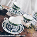 Awasaka Japan Green Poppy Tea & Dinnerware Collection - Lovera Collections