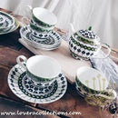 Awasaka Japan Green Poppy Tea & Dinnerware Collection - Lovera Collections