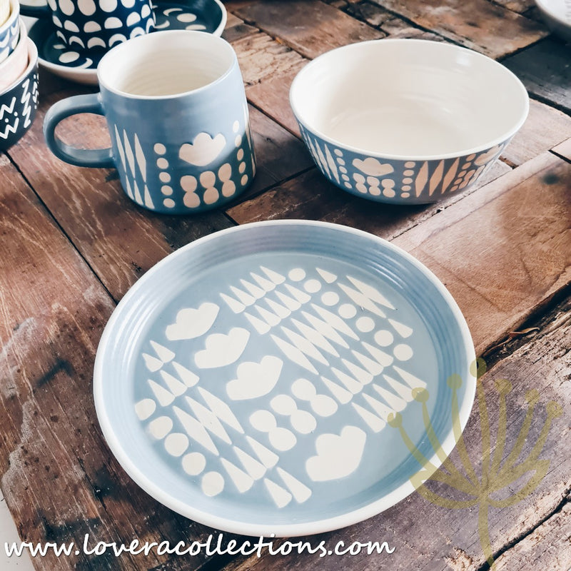 Groovy Embossed Dinnerware - Lovera Collections