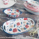 *BUY 1 FREE 1 PROMO* Handmade Assorted Prints Oval Baking Dishes & Trays - Lovera Collections