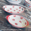 *BUY 1 FREE 1 PROMO* Handmade Assorted Prints Oval Baking Dishes & Trays - Lovera Collections