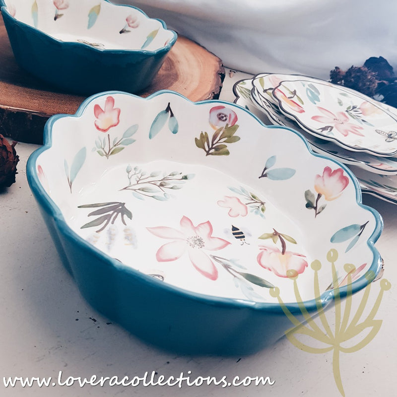 *BUY 1 FREE 1 PROMO* Harmony Floral Baking Dish - Lovera Collections