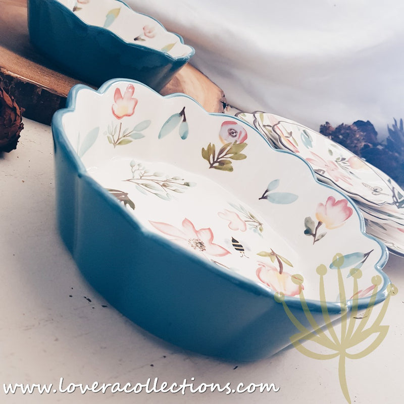 *BUY 1 FREE 1 PROMO* Harmony Floral Baking Dish - Lovera Collections