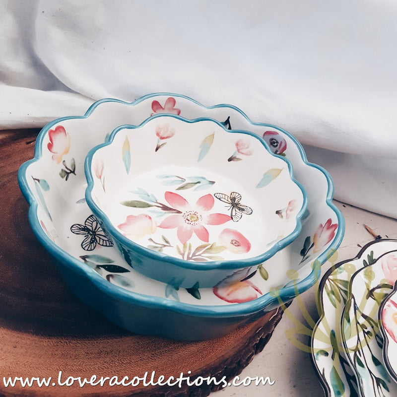 *BUY 1 FREE 1 PROMO* Harmony Floral Baking Dish - Lovera Collections