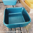 Kalours Assorted Colors Square Condiments Dishes & Wooden Trays - Lovera Collections