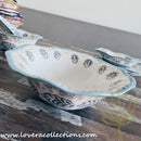 Afrocentric Light Blue Dinnerware & Serveware Collection - Lovera Collections