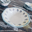 Afrocentric Light Blue Dinnerware & Serveware Collection - Lovera Collections