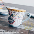 Afrocentric Light Blue Dinnerware & Serveware Collection - Lovera Collections