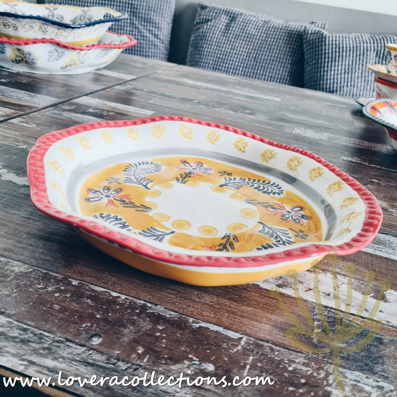Afrocentric Yellow Dinnerware & Serveware Collection - Lovera Collections