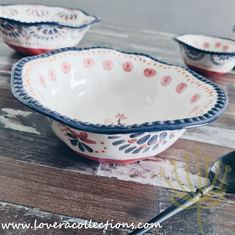 Afrocentric Red Dinnerware & Serveware Collection - Lovera Collections