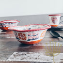 Afrocentric Orange Dinnerware & Serveware Collection - Lovera Collections