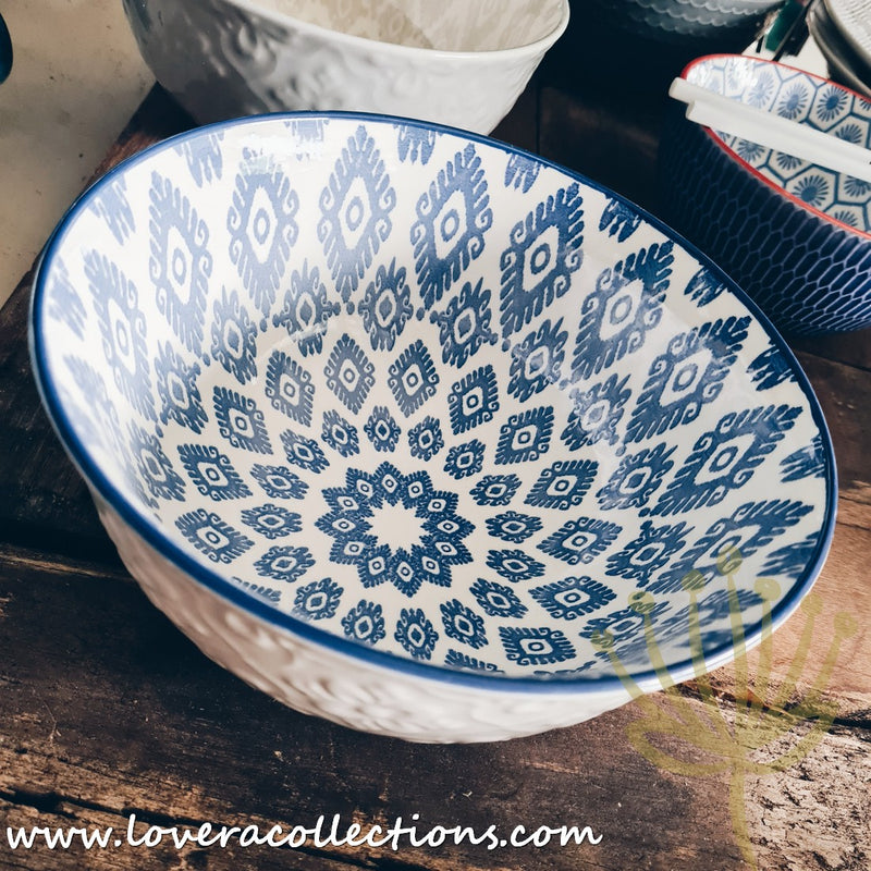 *40% OFF CLEARANCE PROMO* Repeat Royal Embossed Serving Bowl