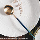 Lux Gold Blue Stainless Steel SS304 Cutlery Collection - Lovera Collections
