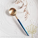 Lux Gold Blue Stainless Steel SS304 Cutlery Collection - Lovera Collections