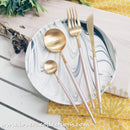 Lux Gold Pink Stainless Steel SS304 Cutlery Collection - Lovera Collections