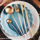 Lux Gold Pink Stainless Steel SS304 Cutlery Collection - Lovera Collections
