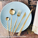 Lux Gold Matt Stainless Steel SS304 Cutlery Collection - Lovera Collections
