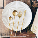 Lux Gold Matt Stainless Steel SS304 Cutlery Collection - Lovera Collections
