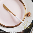 Lux Gold White Stainless Steel SS304 Cutlery Collection - Lovera Collections