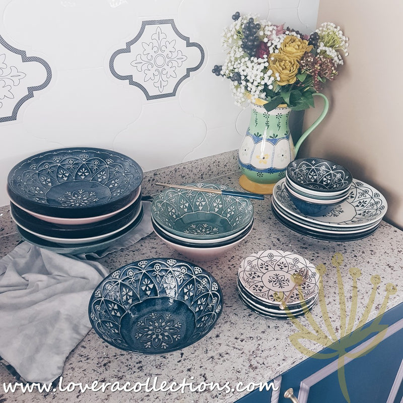 M-mode Moroccan Style Assorted Colors Dinnerware Collection