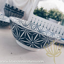 Awasaka Black & White Modern STARS Dinnerware Collection - Lovera Collections