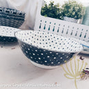 Awasaka Black & White Modern DOTS Dinnerware Collection - Lovera Collections