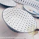 Awasaka Black & White Modern DOTS Dinnerware Collection - Lovera Collections