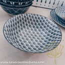 Awasaka Black & White Modern WAVES Dinnerware Collection - Lovera Collections
