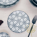 Awasaka Black & White Modern STARS Dinnerware Collection - Lovera Collections