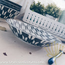 Awasaka Black & White Modern ARROWS Dinnerware Collection - Lovera Collections