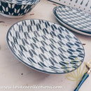 Awasaka Black & White Modern ARROWS Dinnerware Collection - Lovera Collections