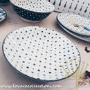 Awasaka Black & White Modern DOTS Dinnerware Collection - Lovera Collections
