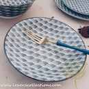Awasaka Black & White Modern WAVES Dinnerware Collection - Lovera Collections