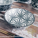 Awasaka Black & White Modern STARS Dinnerware Collection - Lovera Collections