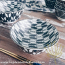 Awasaka Black & White Modern ARROWS Dinnerware Collection - Lovera Collections