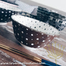 Awasaka Black & White Modern DOTS Dinnerware Collection - Lovera Collections