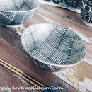 Awasaka Black & White Modern CHECKS Dinnerware Collection - Lovera Collections