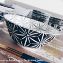 Awasaka Black & White Modern STARS Dinnerware Collection - Lovera Collections